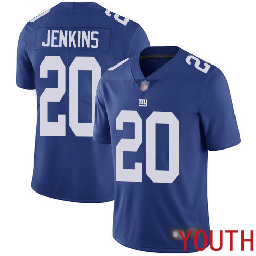 Youth New York Giants #20 Janoris Jenkins Royal Blue Team Color Vapor Untouchable Limited Player Football NFL Jersey->youth nfl jersey->Youth Jersey